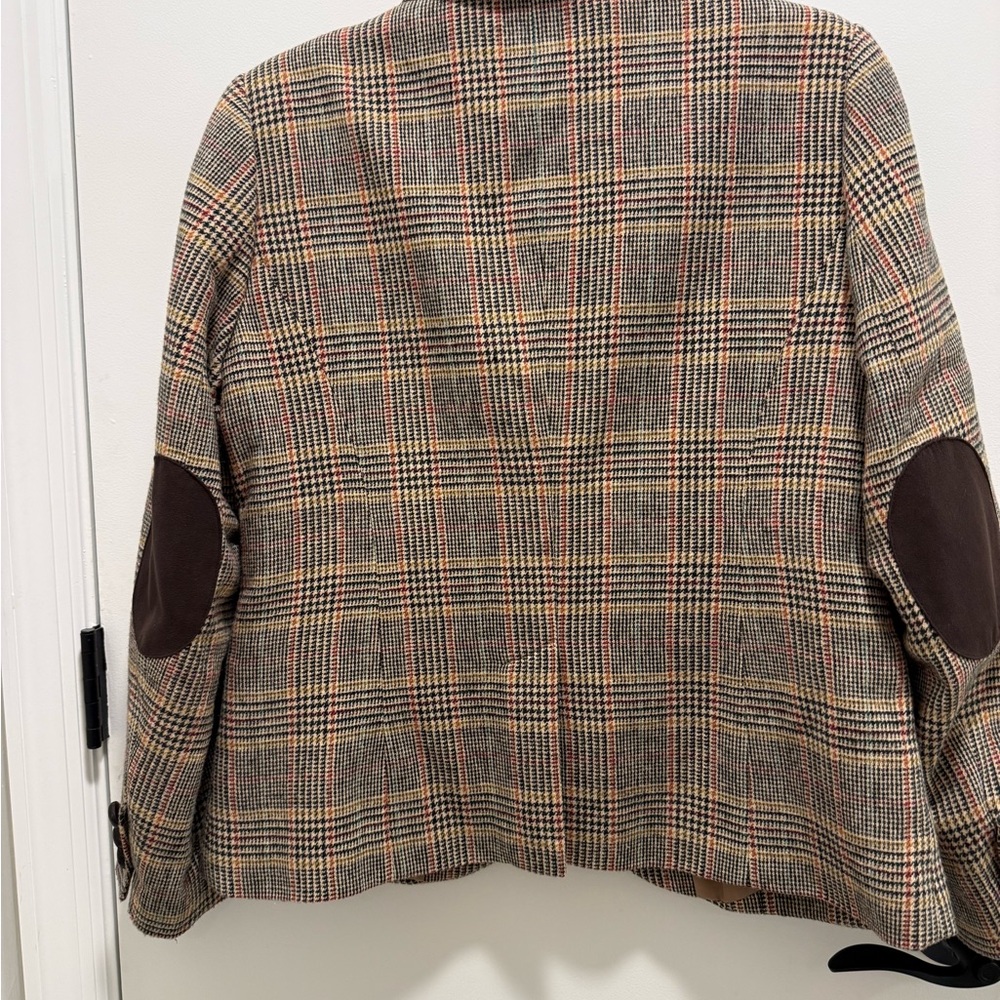 Talbots Multicolor Checkered Jacket - image 3